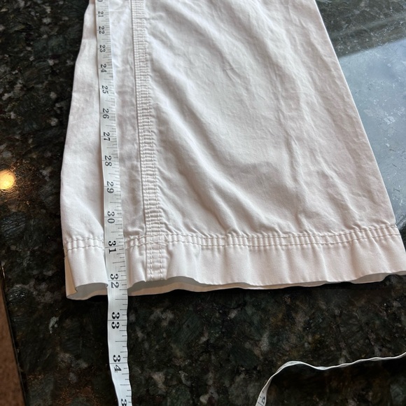 Vintage Y2K Banana Republic Low Rise Flare/Wide Leg 100% cotton pants. 8 Long - Picture 12 of 16